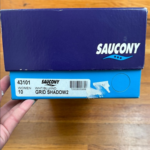 Saucony Women’s Sneakers - White and Blue - Picture 2 of 6